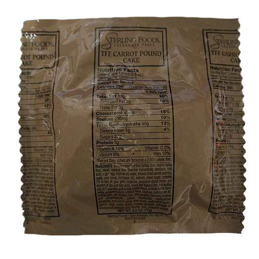 USA MRE Carrot Pound Cake