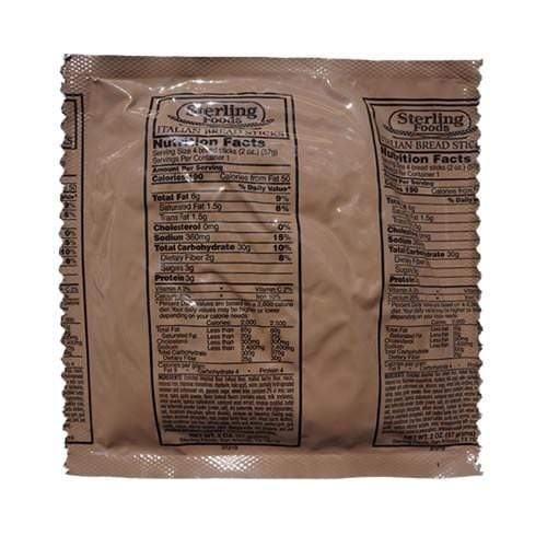 USA MRE Italian Bread sticks