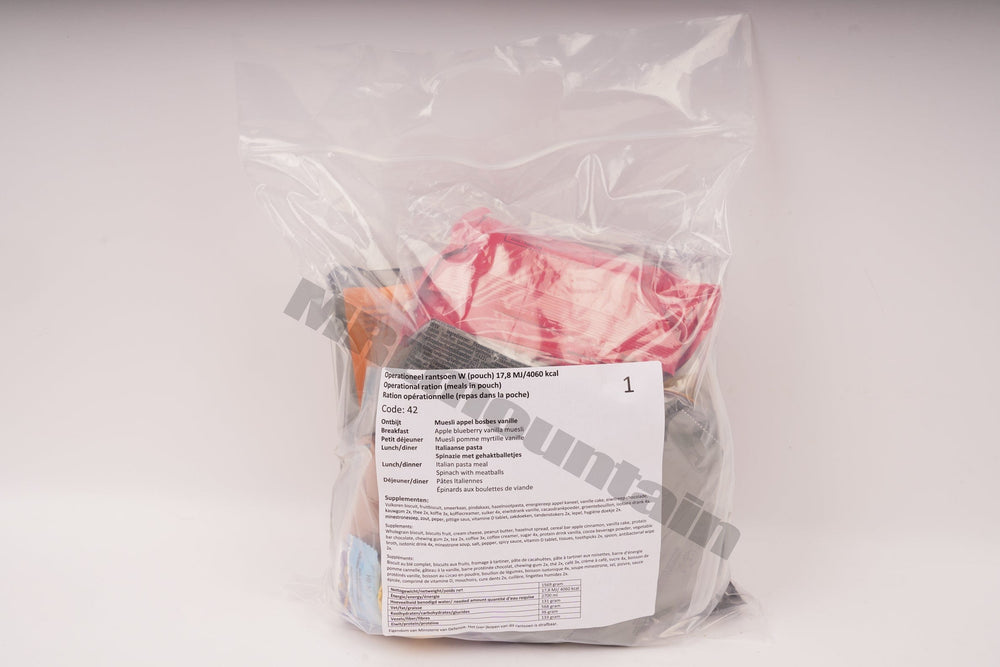 Dutch Armed Forces Operational Ration 2026 BBD