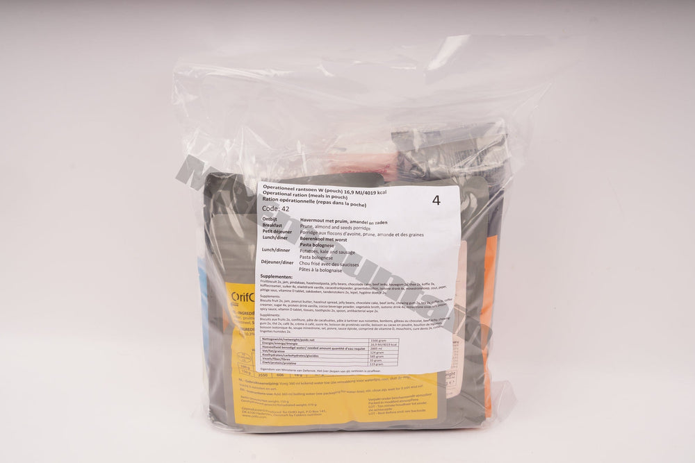 Dutch Armed Forces Operational Ration 2026 BBD
