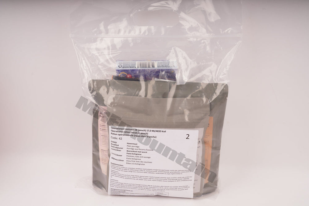 Dutch Armed Forces Operational Ration 2026 BBD