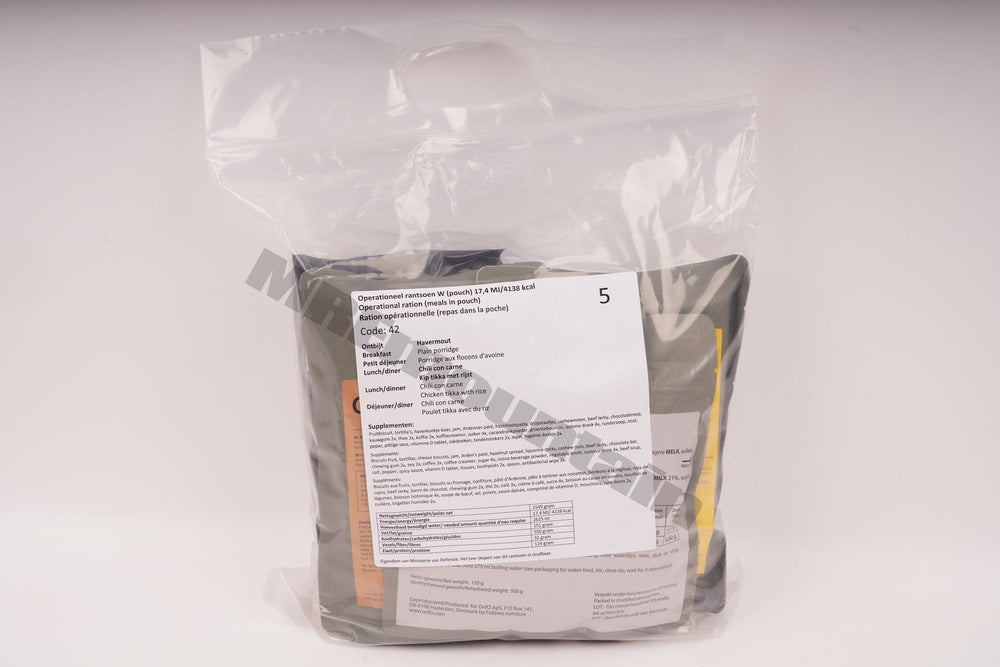 Dutch Armed Forces Operational Ration 2026 BBD