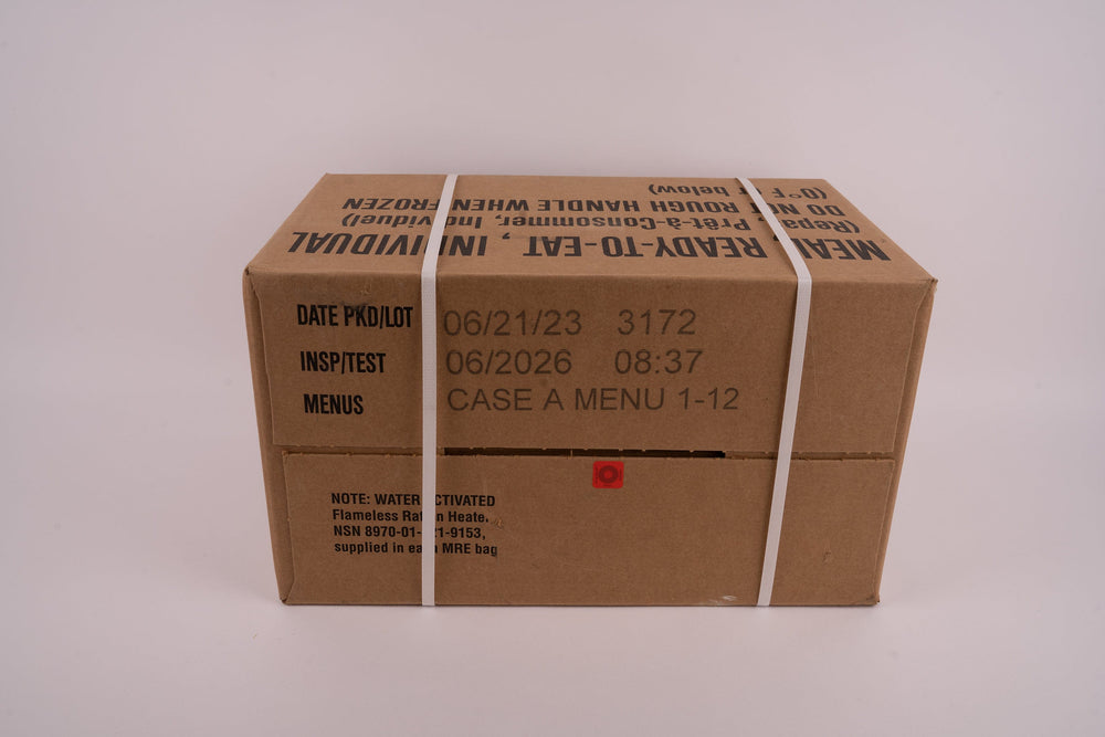 USA MRE Full Case of 12