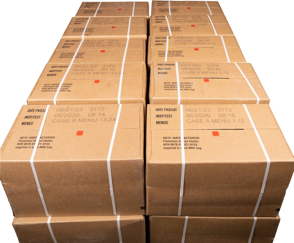 USA MRE Full Case of 12