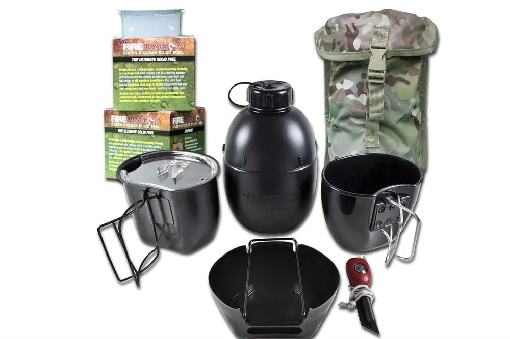 British Army Crusader Cooking System I (6 Piece Set) PTFE