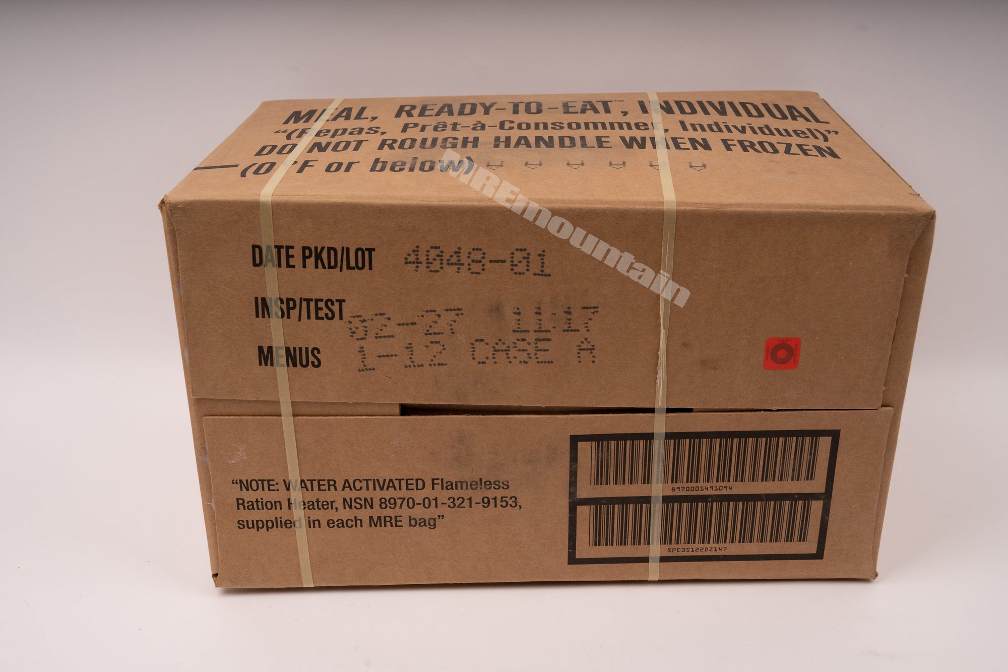 ImagesDéfense - Préparation du repas de ration de combat par un soldat ImagesDéfense - Préparation du repas de ration de combat par un soldat