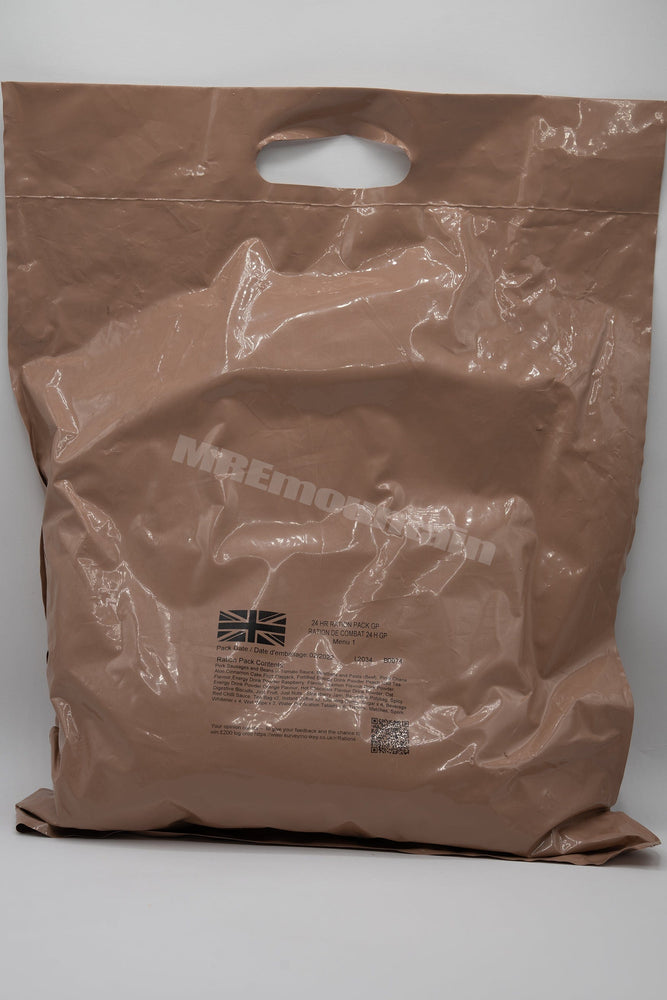 British UK 24 hour combat Operational Ration Pack (ORP)