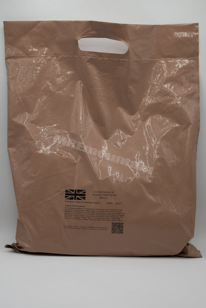 British UK 24 hour combat Operational Ration Pack (ORP)