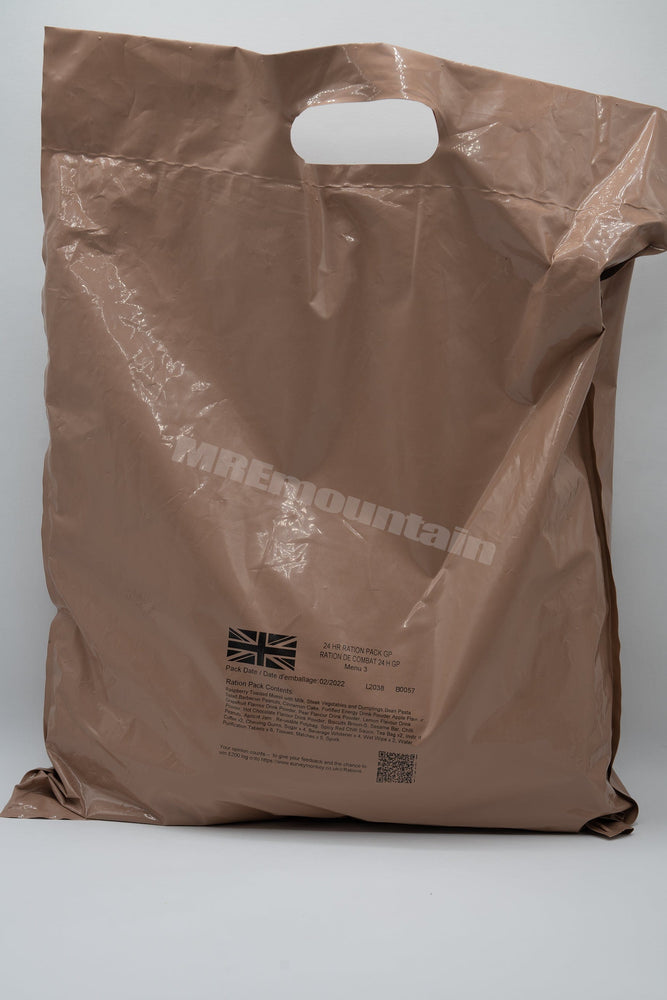 British UK 24 hour combat Operational Ration Pack (ORP)