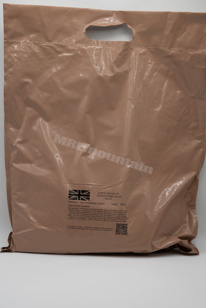 British UK 24 hour combat Operational Ration Pack (ORP)