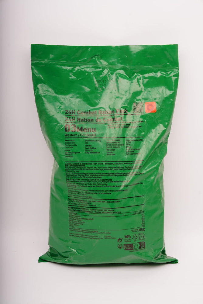 United Nations UN 24 hour Combat Ration Pack