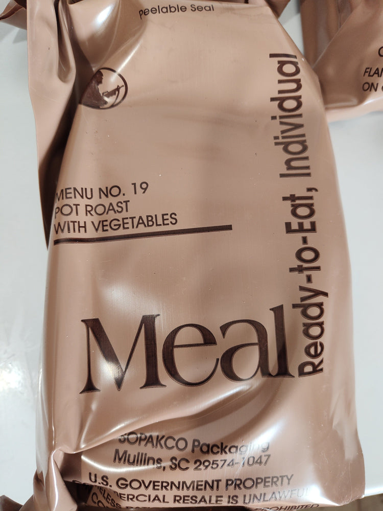 Rare and Discontinued Vintage USA MRE Menus