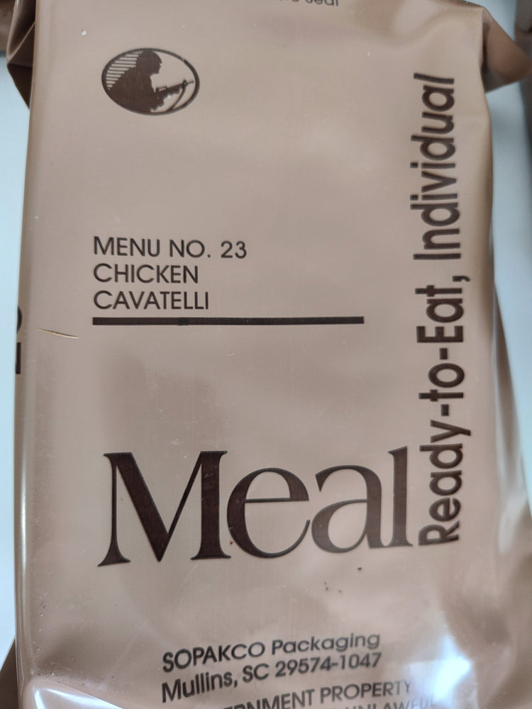 Rare and Discontinued Vintage USA MRE Menus