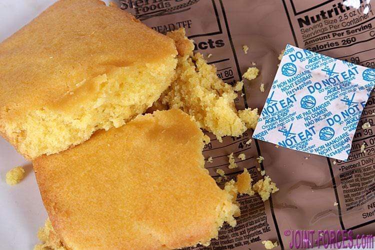 USA MRE Snack Cornbread Trans Fat Free