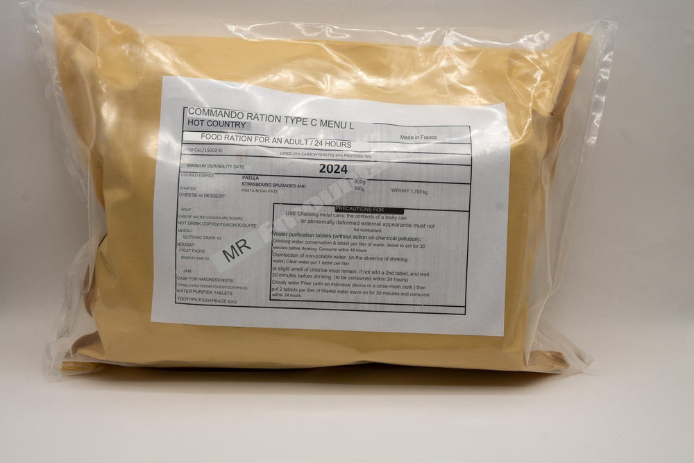 French Army Commando 24 hour MRE