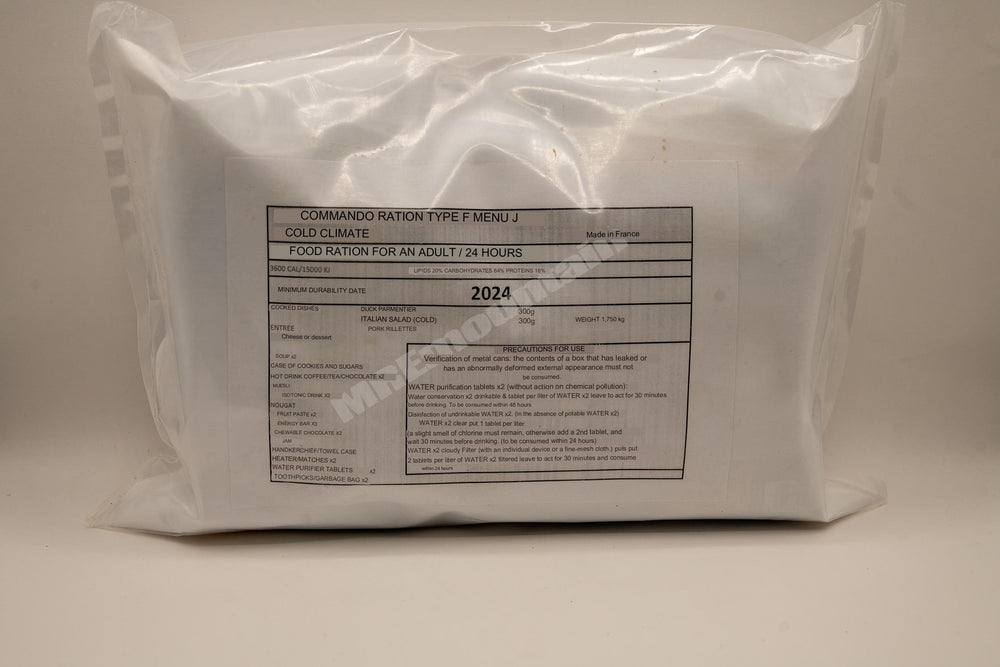 French Army Commando 24 hour MRE