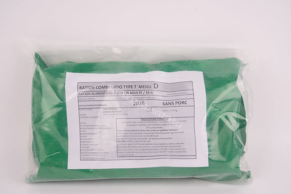 French Army Commando 24 hour MRE