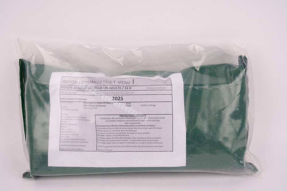 French Army Commando 24 hour MRE
