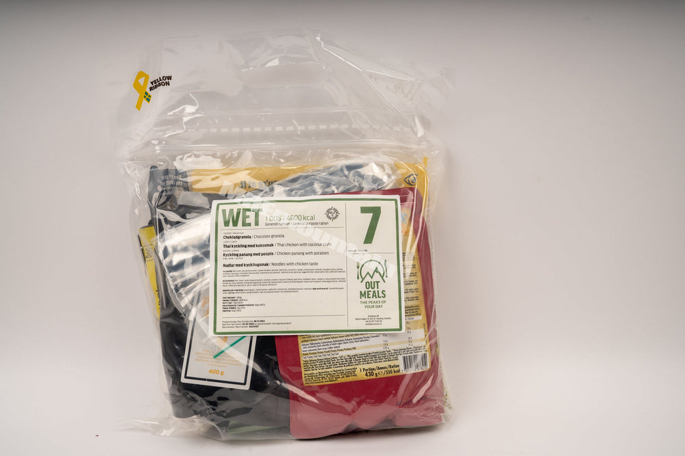 Swedish Armed Forces 24 Hour Combat Ration Pack 4600kcal