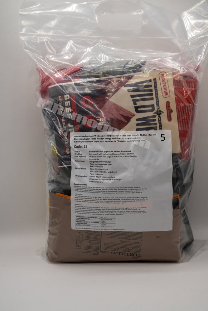 Dutch Armed Forces Operational Ration 2025 BBD Arctic climate