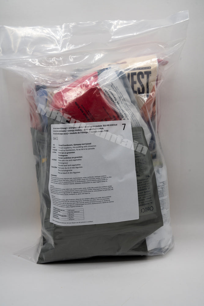 Dutch Armed Forces Operational Ration 2025 BBD Arctic climate