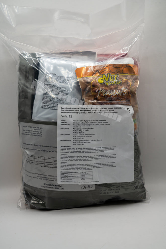 Dutch Armed Forces Operational Ration 2025 BBD Arctic climate