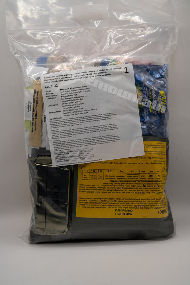 Dutch Armed Forces Operational Ration 2025 BBD Arctic climate