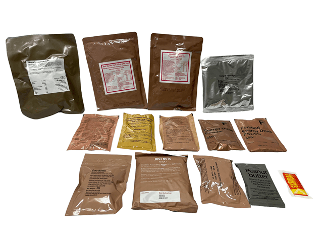 British UK 24 hour combat Operational Ration Pack (ORP)