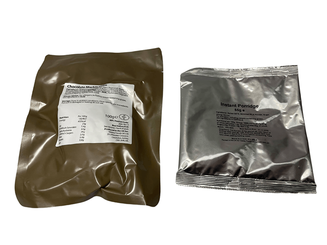British UK 24 hour combat Operational Ration Pack (ORP)