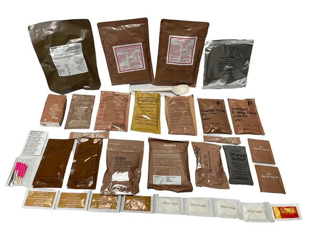 British UK 24 hour combat Operational Ration Pack (ORP)