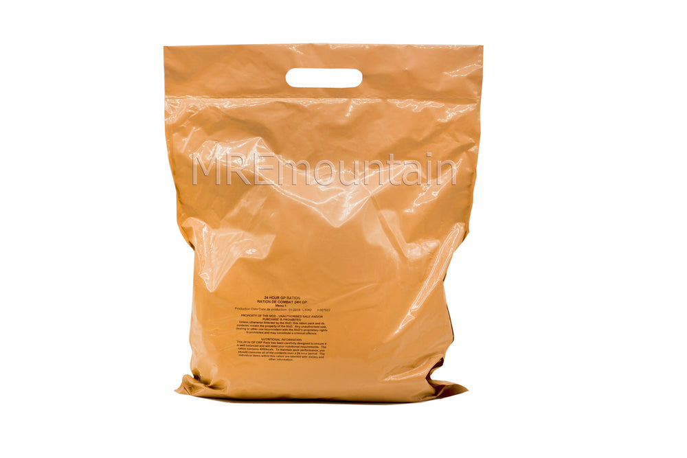 British UK 24 hour combat Operational Ration Pack (ORP)