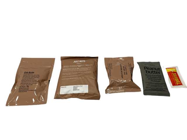 British UK 24 hour combat Operational Ration Pack (ORP)