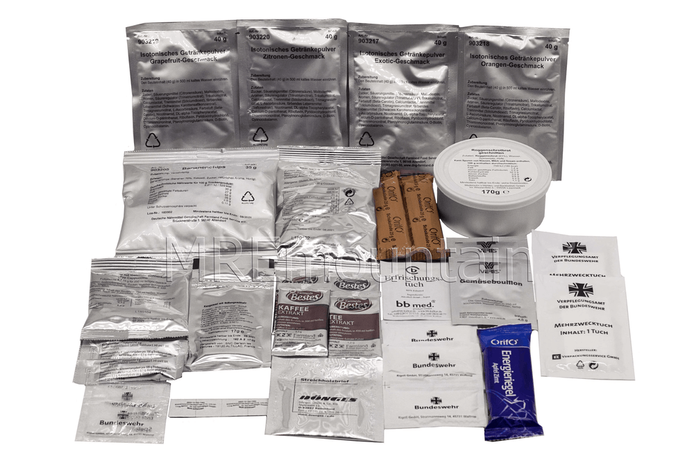 German Emergency Ration German EPA 24Hr Ration NEW Version 2025 BBD – MREmountain.EU