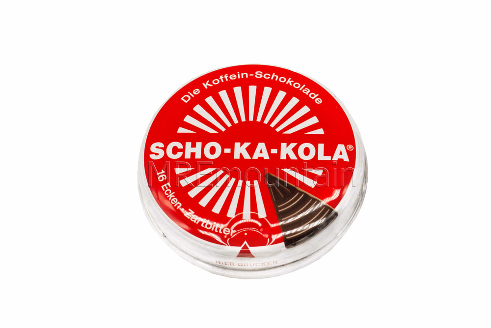SCHO-KA-KOLA Schokakola energy Chocolate caffeine snack food MRE caffeinated