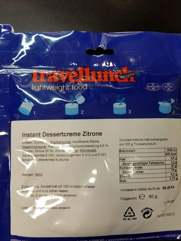 Travellunch Lightweight Food